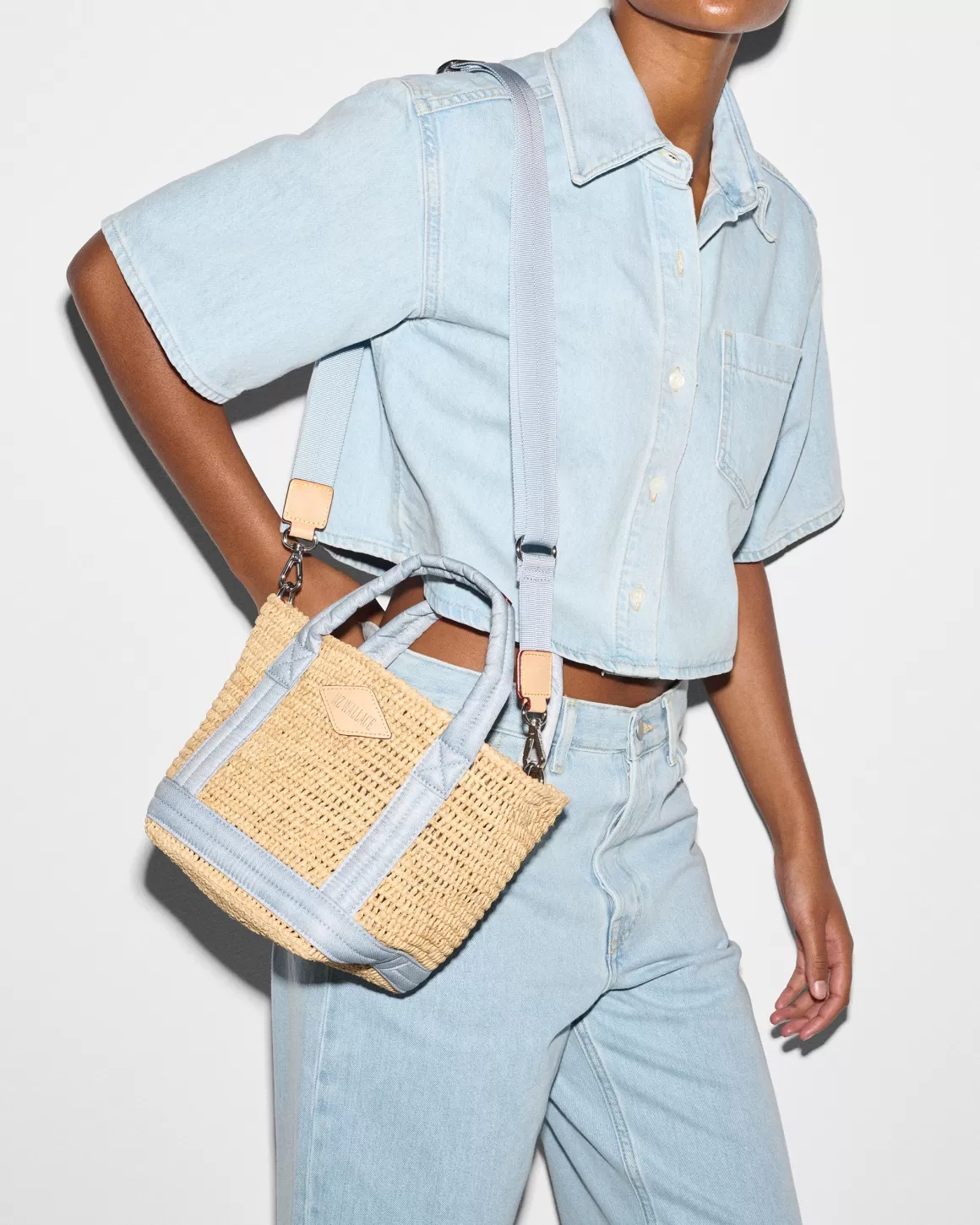 MZ Wallace Raffia | Totes>Mini Raffia Tote